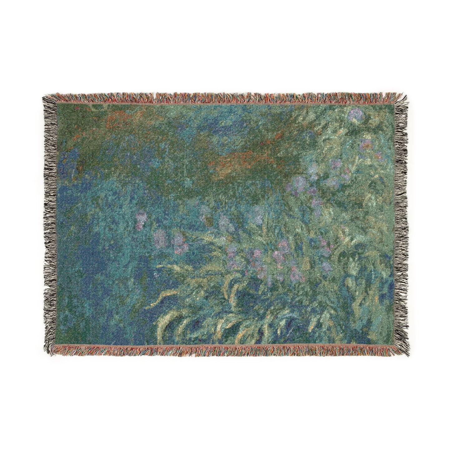 Claude Monet - Irises | Woven Tapestry Blanket