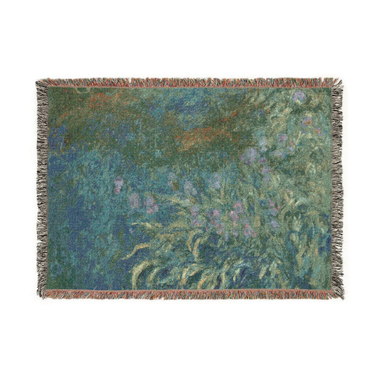Irises — Monet Tapestry Blanket