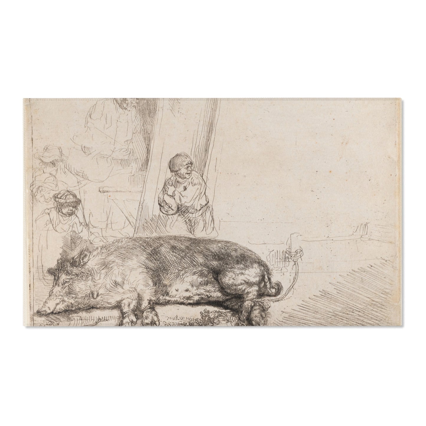 Rembrandt van Rijn - The Hog | Area Rug