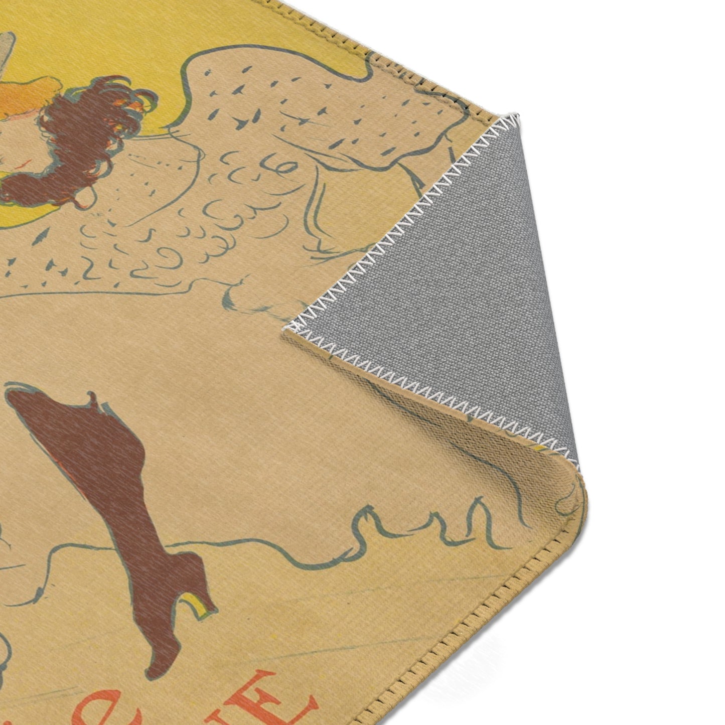 Henri de Toulouse-Lautrec - Mademoiselle Eglantine's Troupe | Area Rug