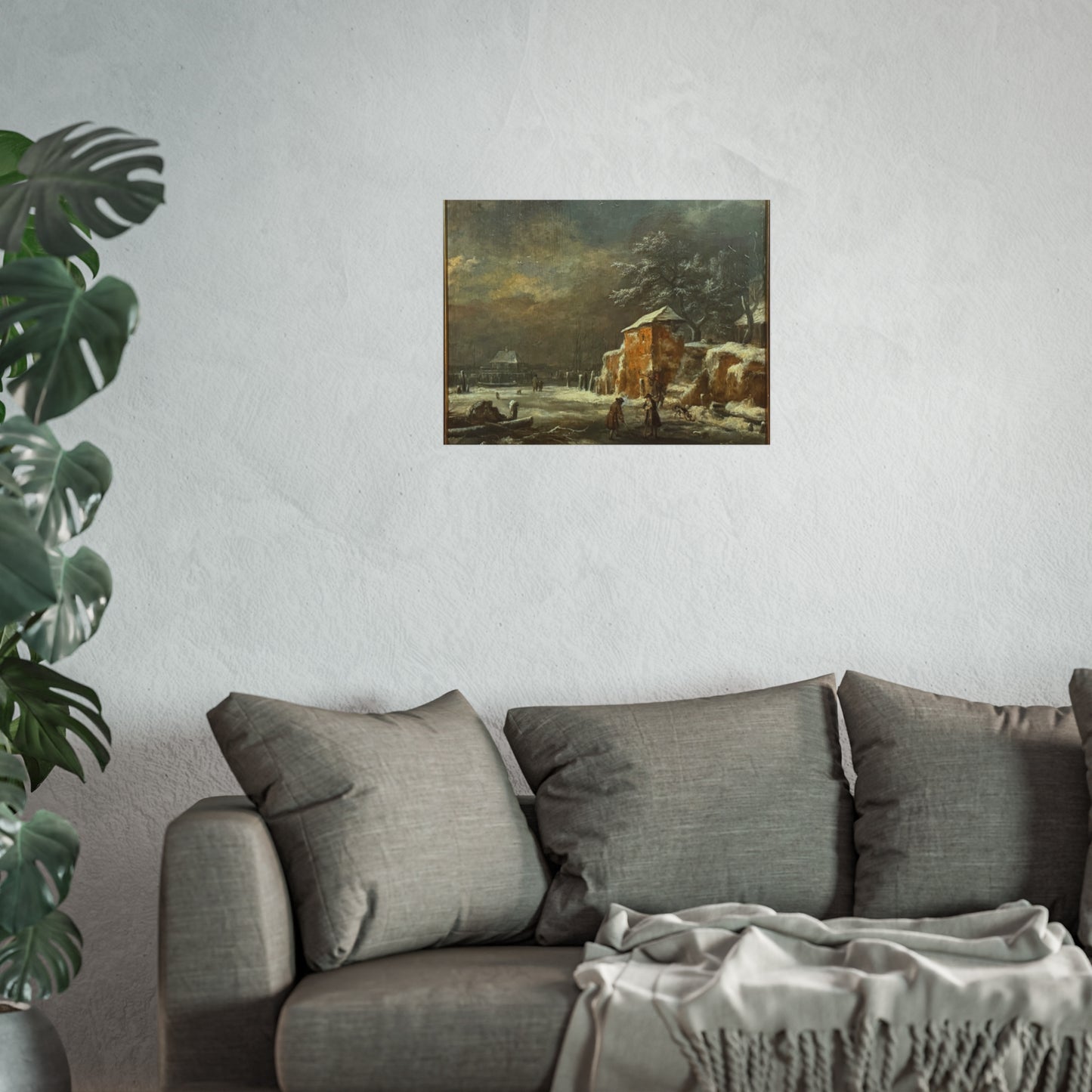 Hamburg, Kunsthalle, Jacob van Ruisdael, Winterlandschaft | Fine Art Poster