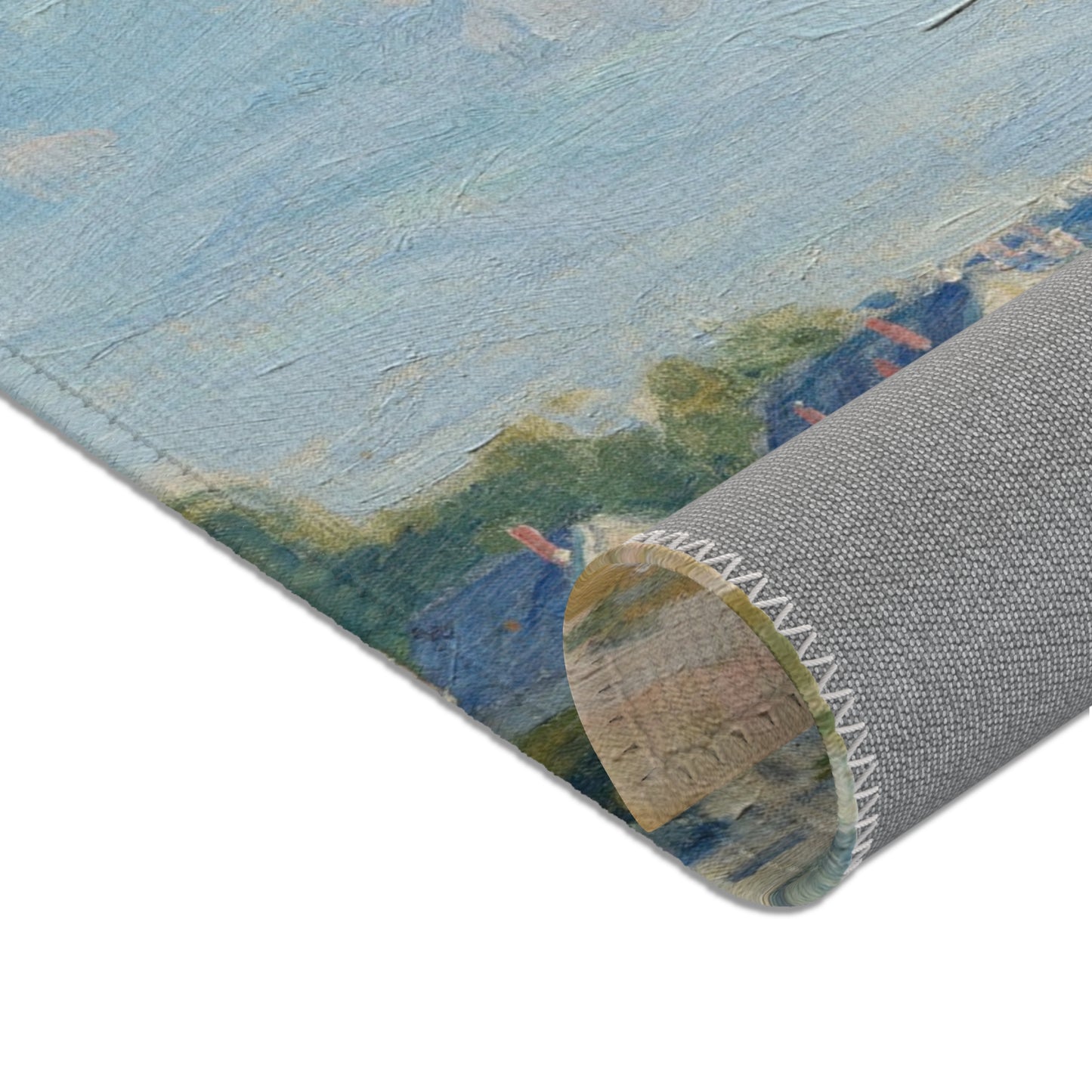Alfred Sisley - Watering Place at Marly | Area Rug