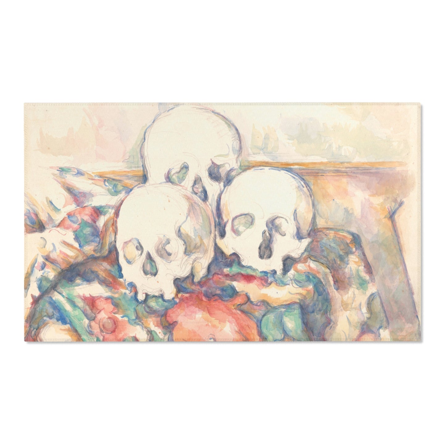 Paul Cezanne - The Three Skulls | Area Rug