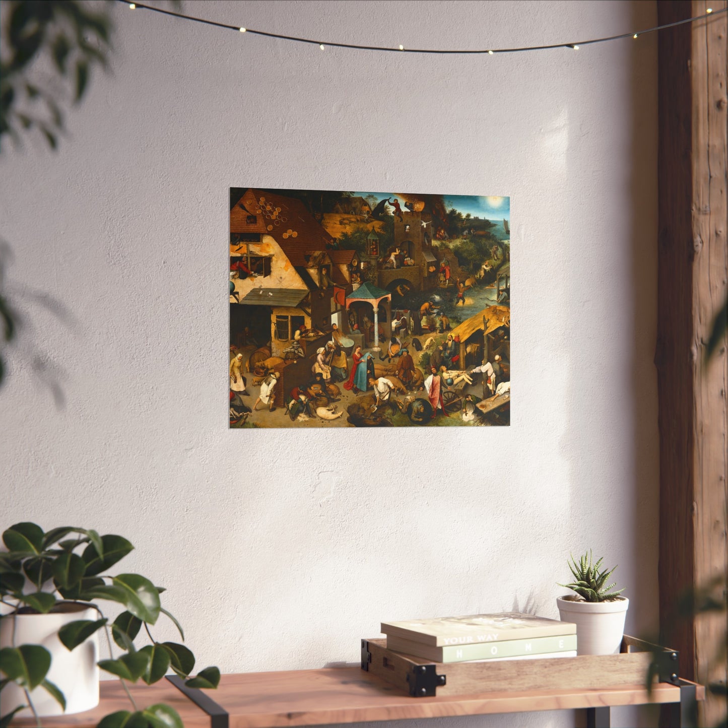 Pieter Brueghel the Elder - The Dutch Proverbs - Google Art Project | Fine Art Poster