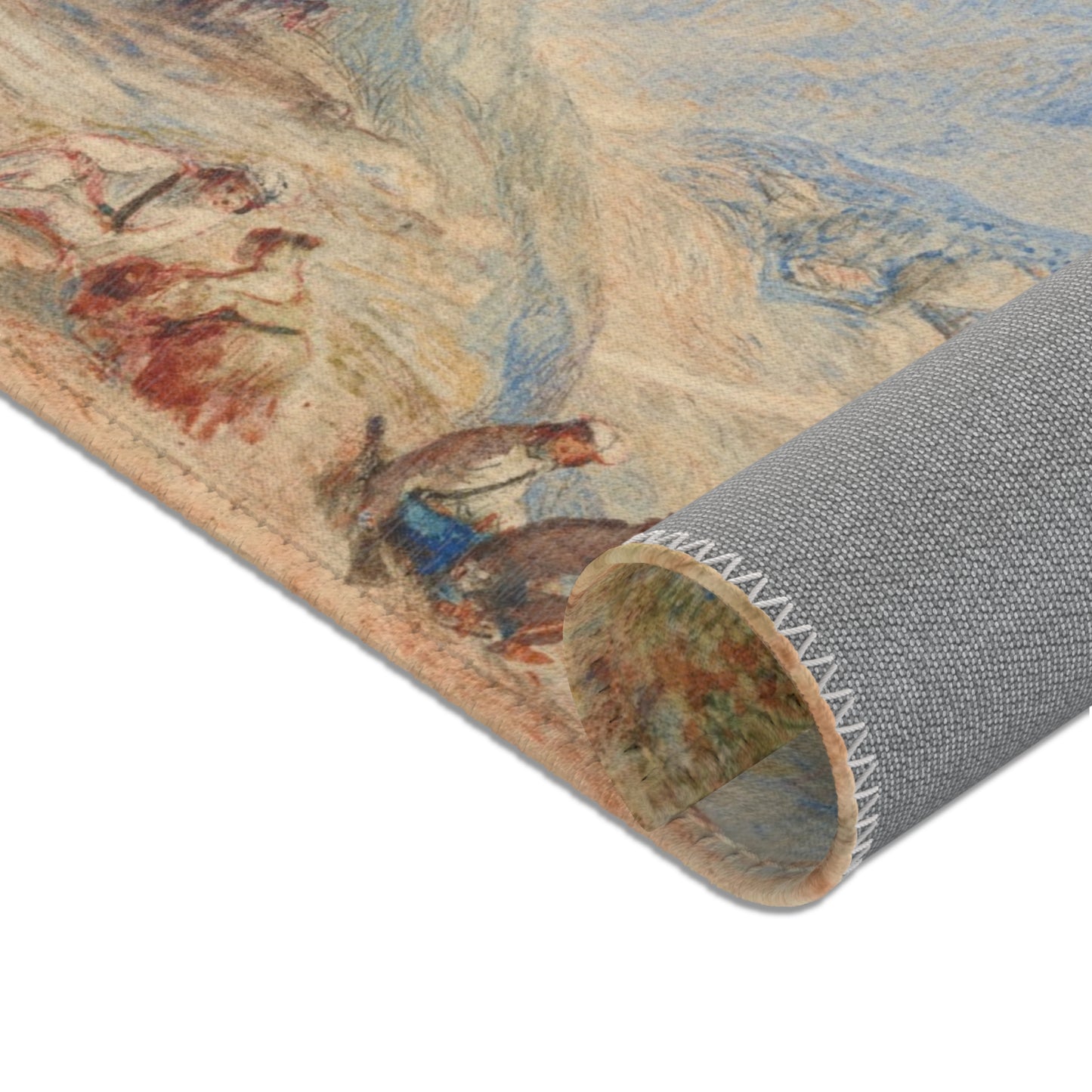 Joseph Mallord William Turner - Mussooree and the Dhoon from Landour | Area Rug