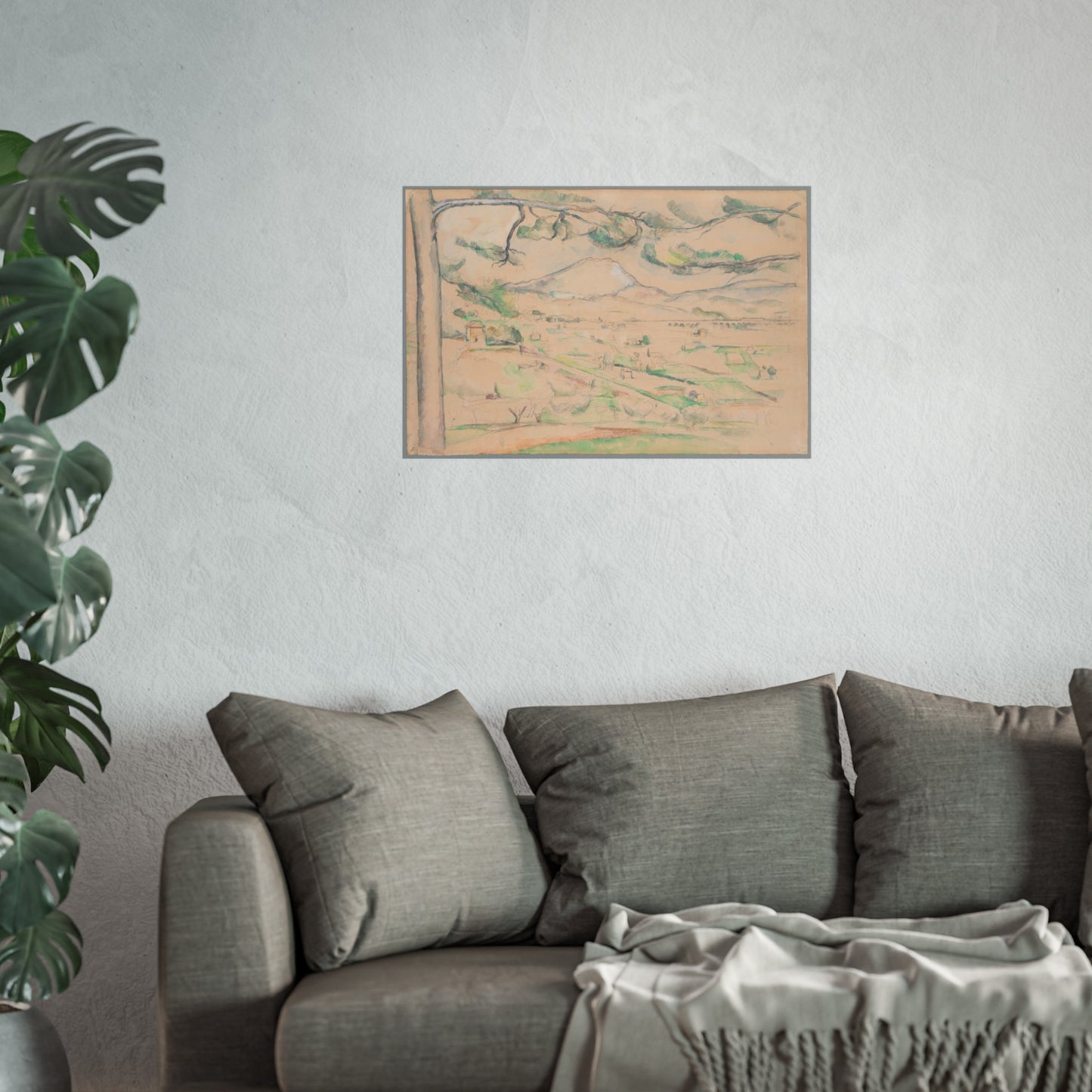Paul Cezanne - Montagne Sainte-Victoire (The Arc Valley) | Fine Art Poster