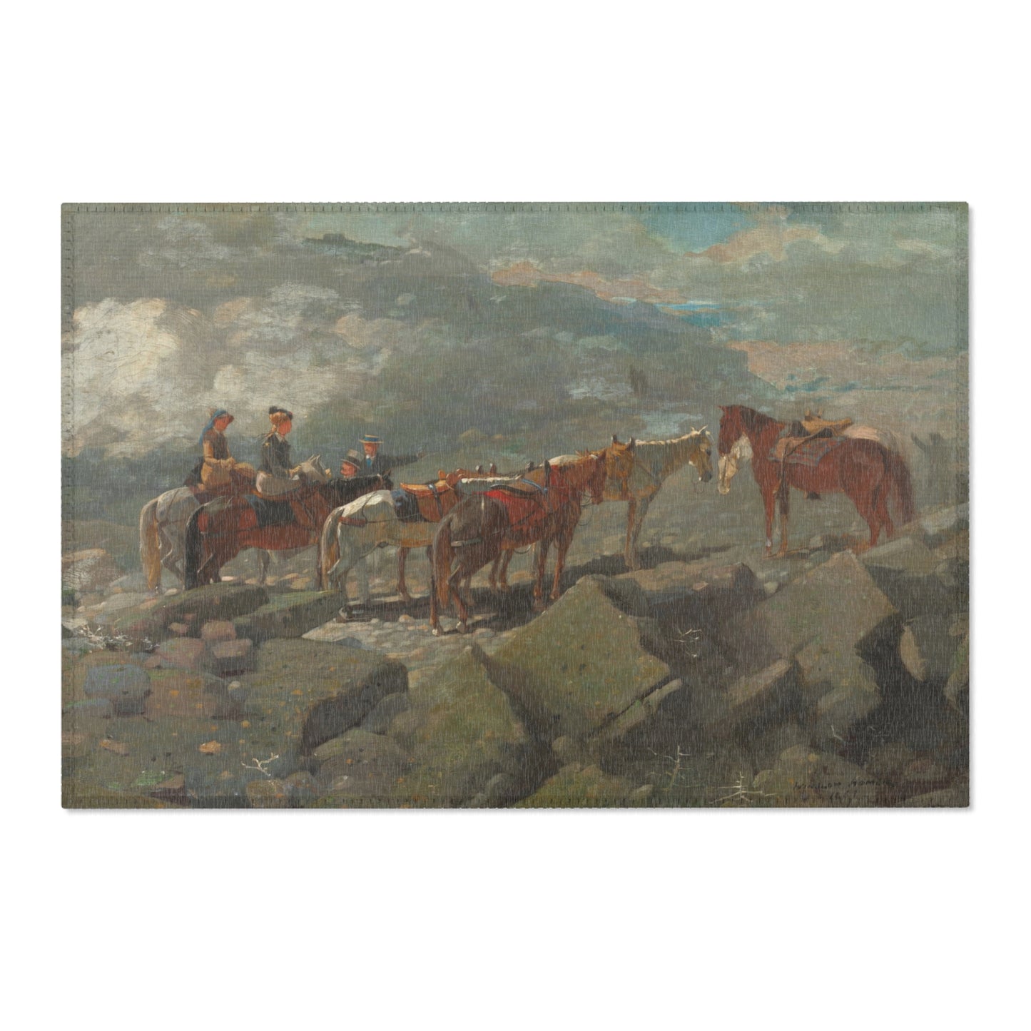 Winslow Homer - Mount Washington | Area Rug