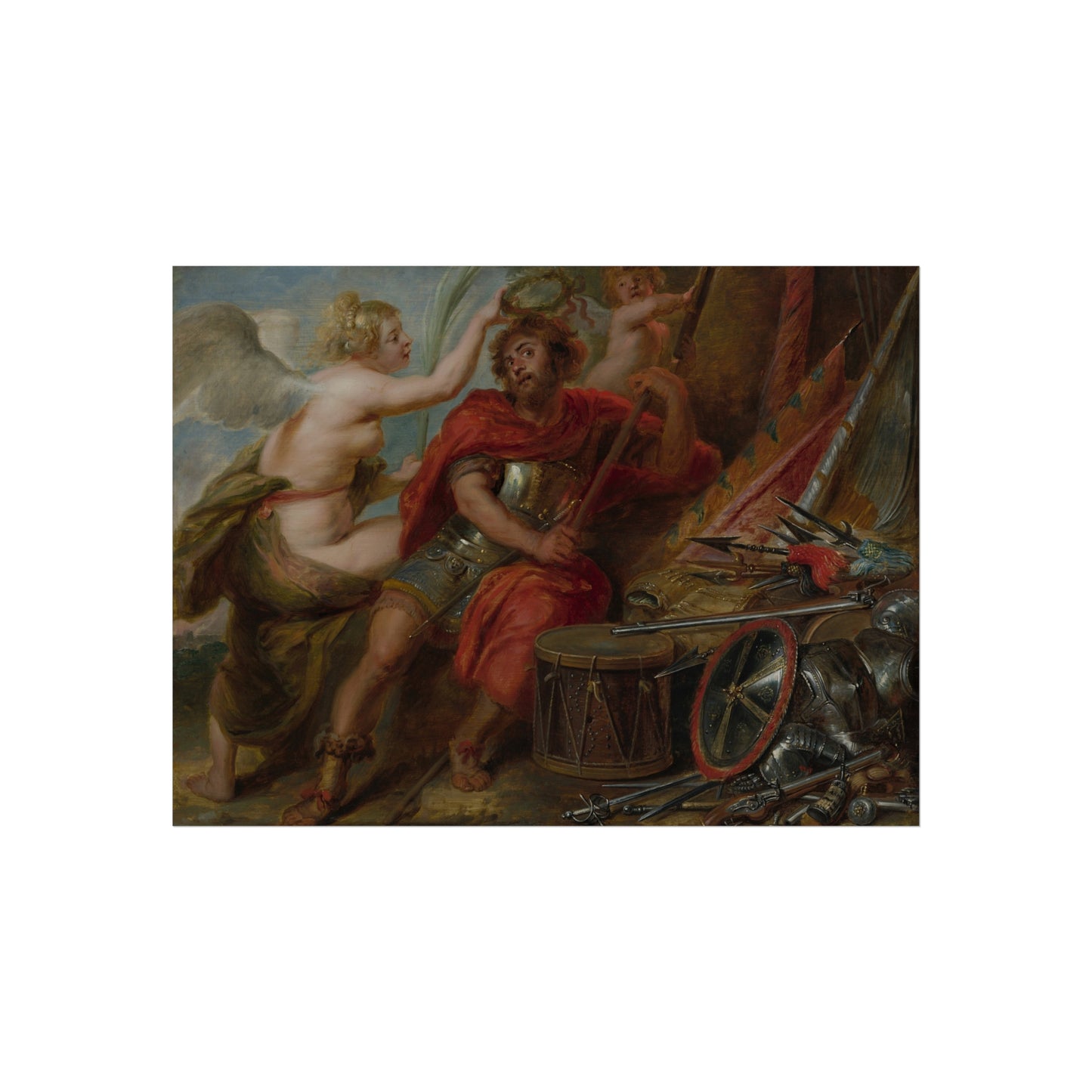 Follower of Peter Paul Rubens - The Apotheosis of the Hero | Fine Art Poster