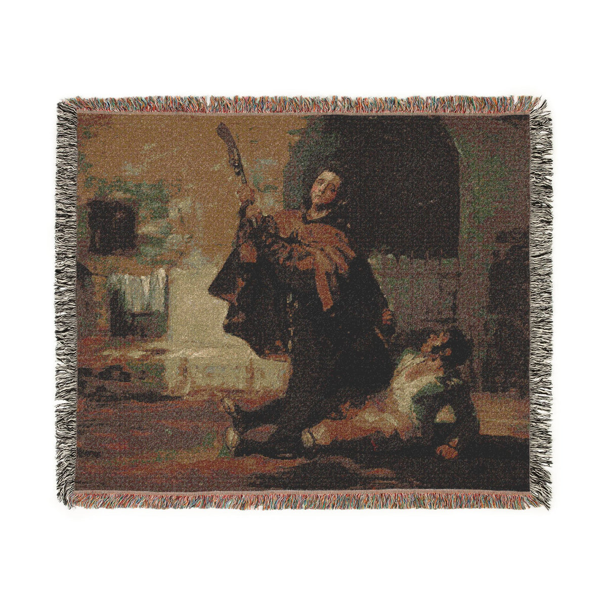 Friar Pedro Clubs El Maragato — Goya Tapestry Blanket