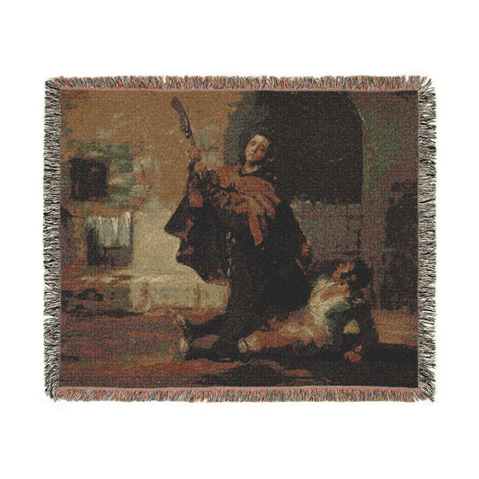 Friar Pedro Clubs El Maragato — Goya Tapestry Blanket