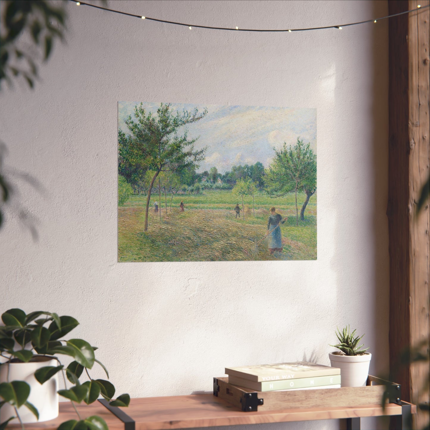 Camille Pissarro - Haymaking at Éragny | Fine Art Poster