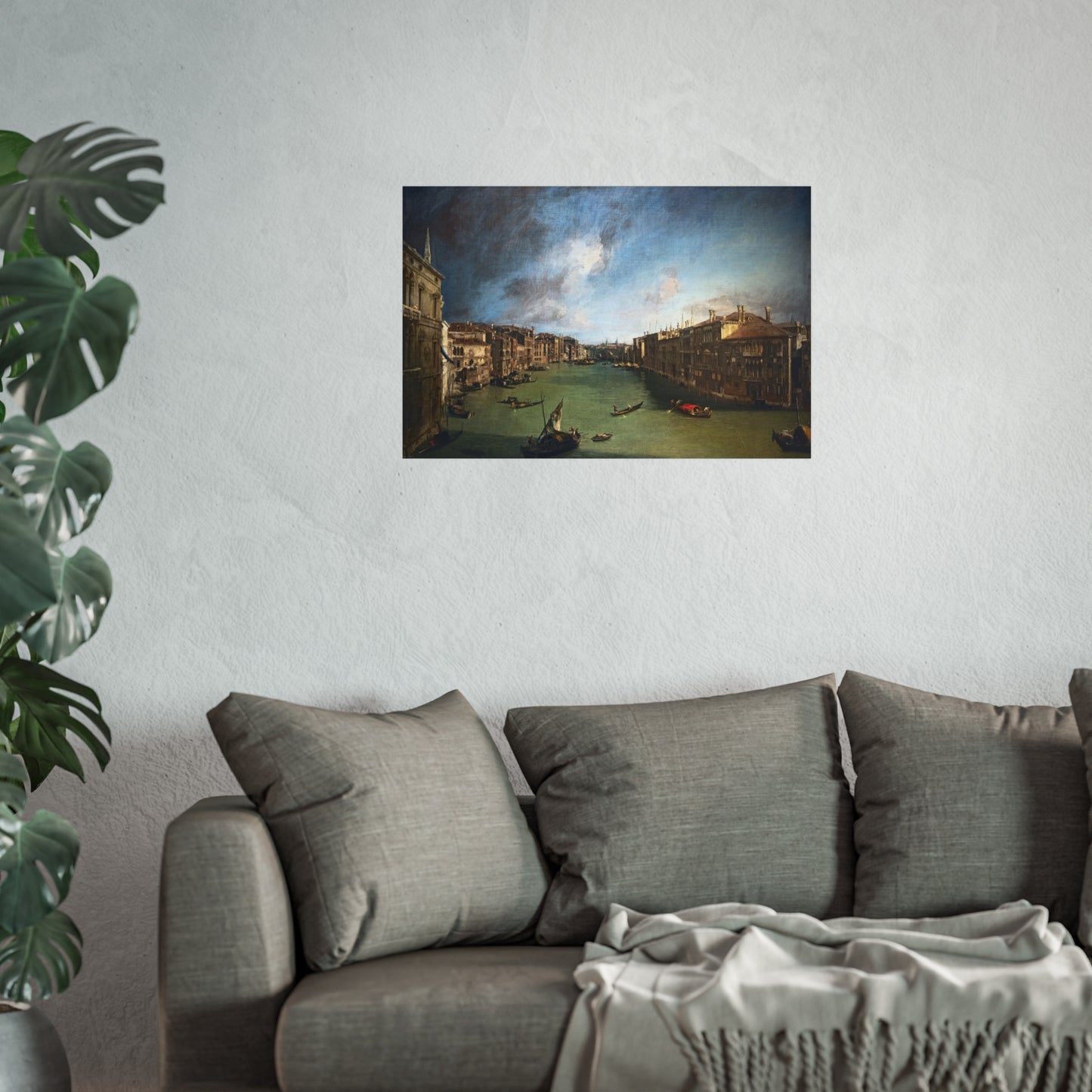 Ca' Rezzonico - Canal Grande da Palazzo Balbi a Rialto C.1722 - Canaletto | Fine Art Poster