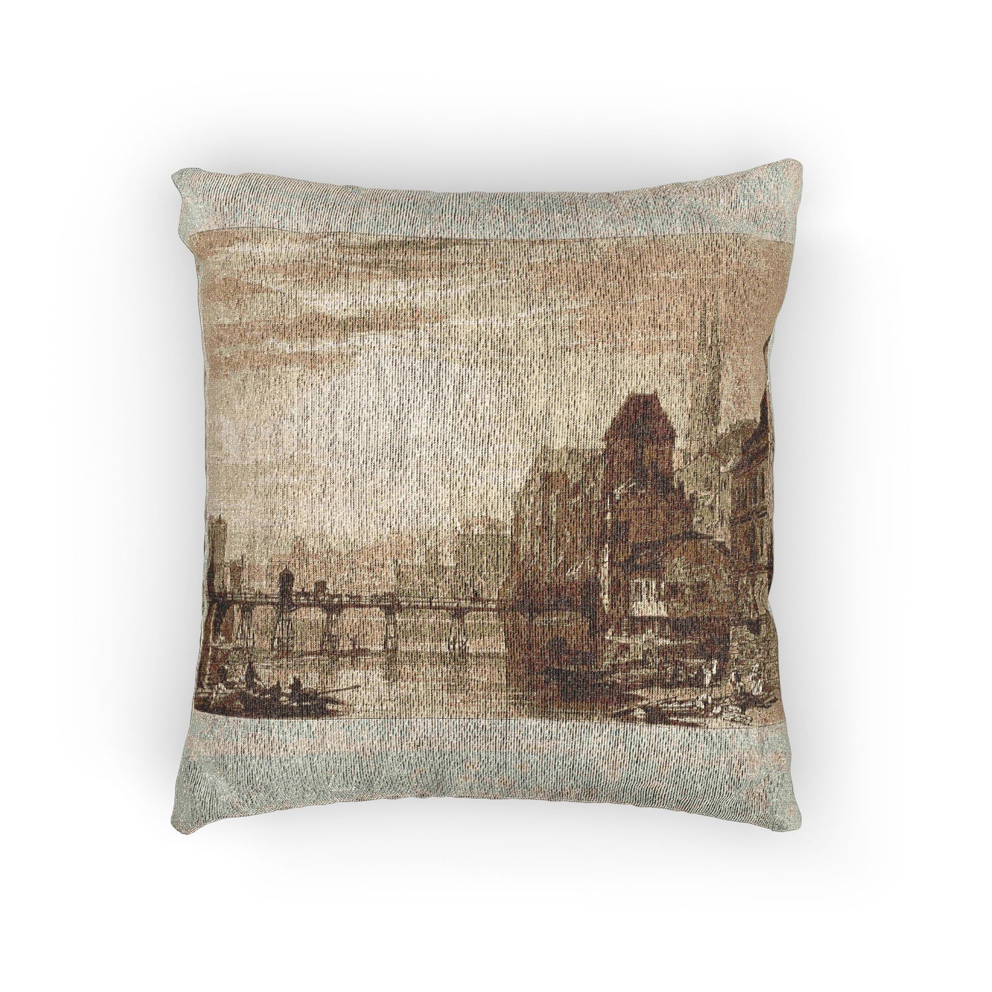Joseph Mallord William Turner - Basle, plate 5 from Liber Studiorum | Woven Pillow