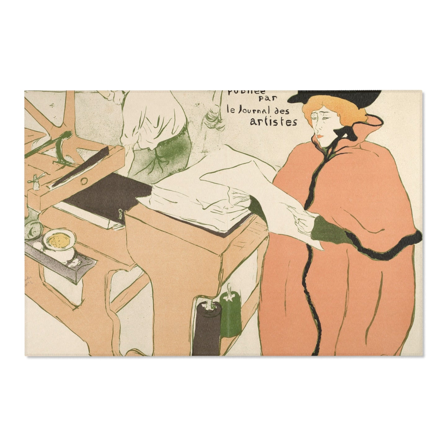 Henri de Toulouse-Lautrec - Cover for the first album of L'Estampe originale | Area Rug
