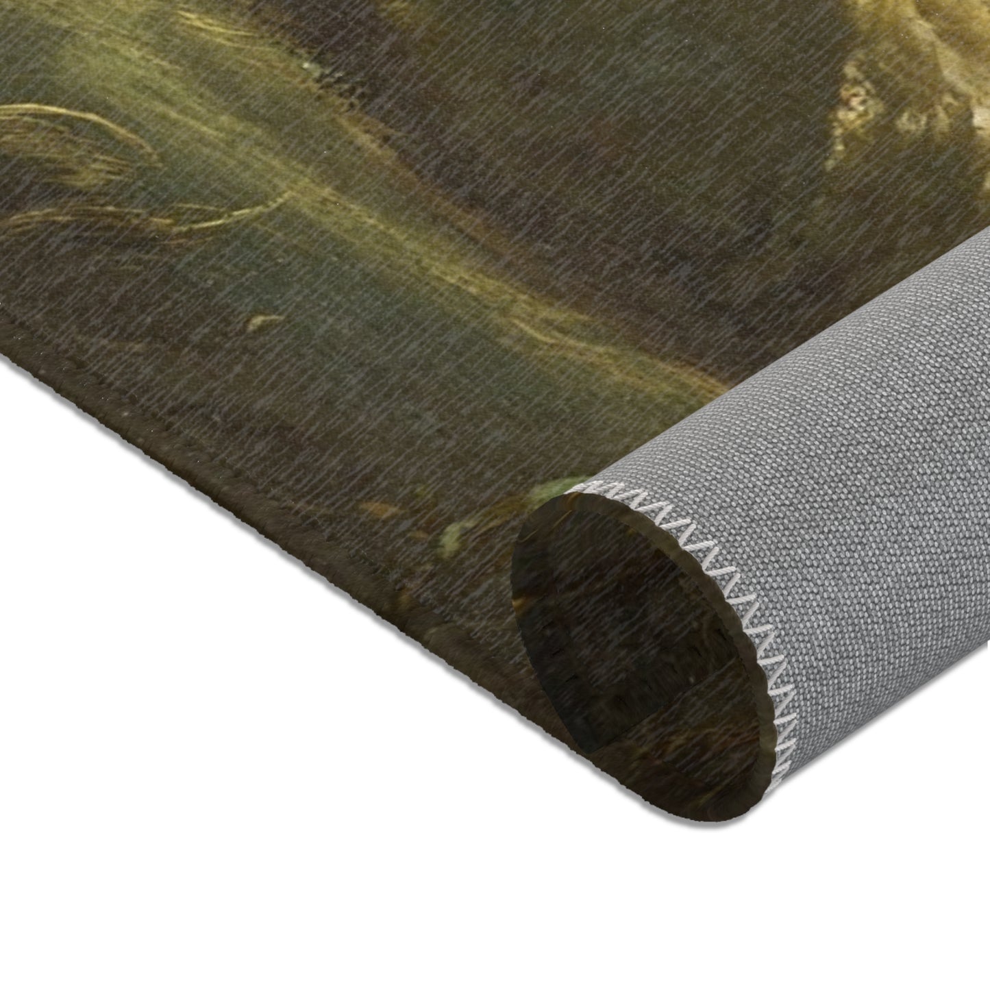 Aelbert Cuyp - Peasants with Four Cows by the River Merwede - WGA5825 | Area Rug