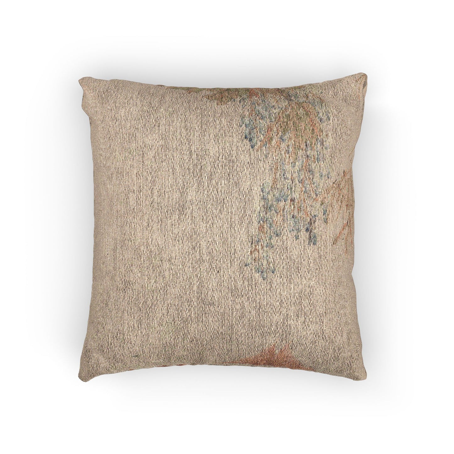 Wisteria and Goldfish II Woven Pillow