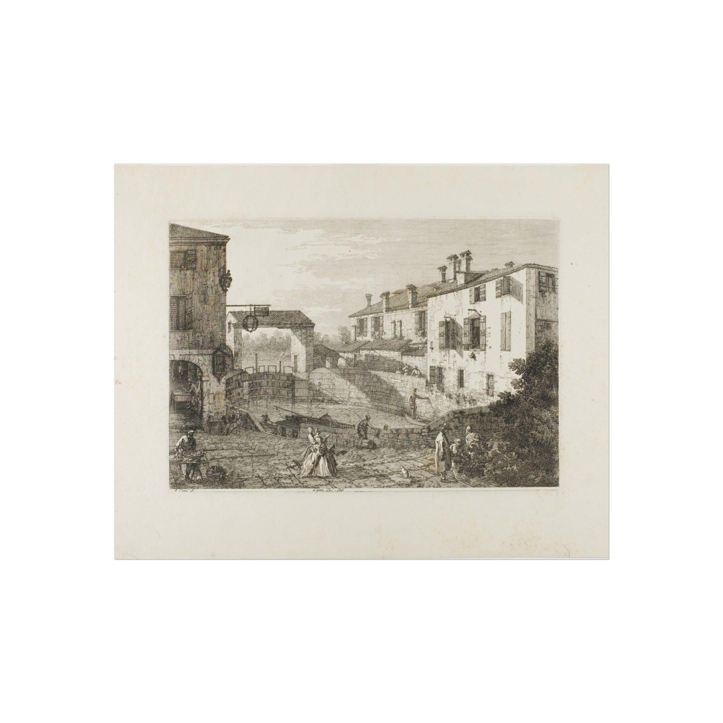 Canaletto - Le Porte Del Dolo, from Vedute | Fine Art Poster