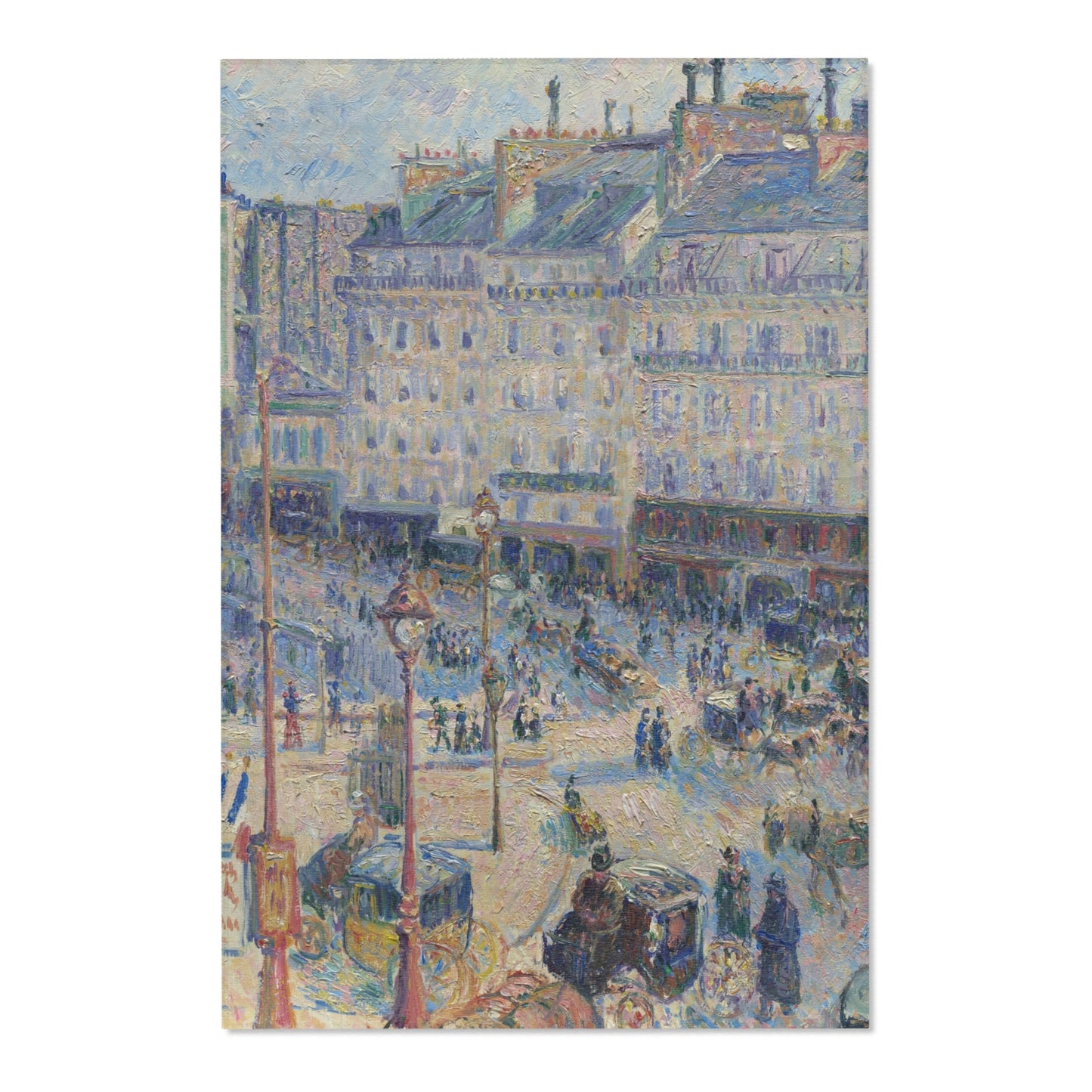 Camille Pissarro - The Place du Havre, Paris | Area Rug