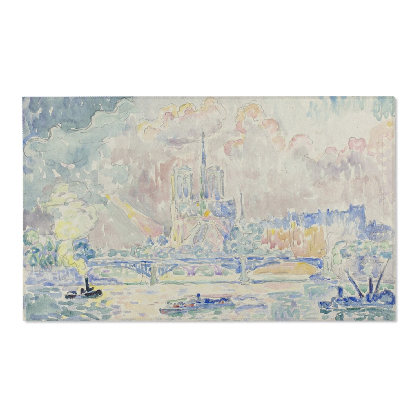 Paul Signac - Notre Dame | Area Rug