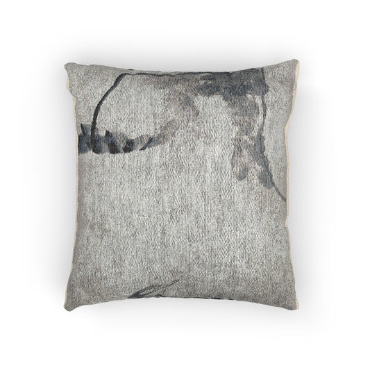 Lotus and Waterfowl Pillow