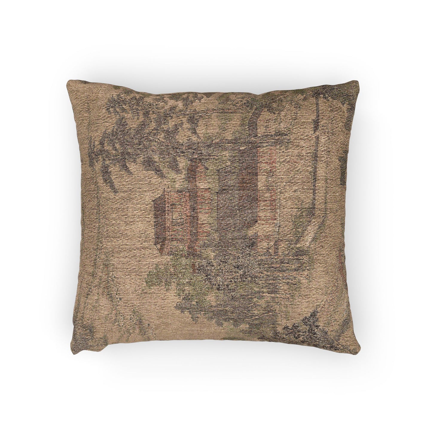 063_mansion-by-the-river | Woven Pillow