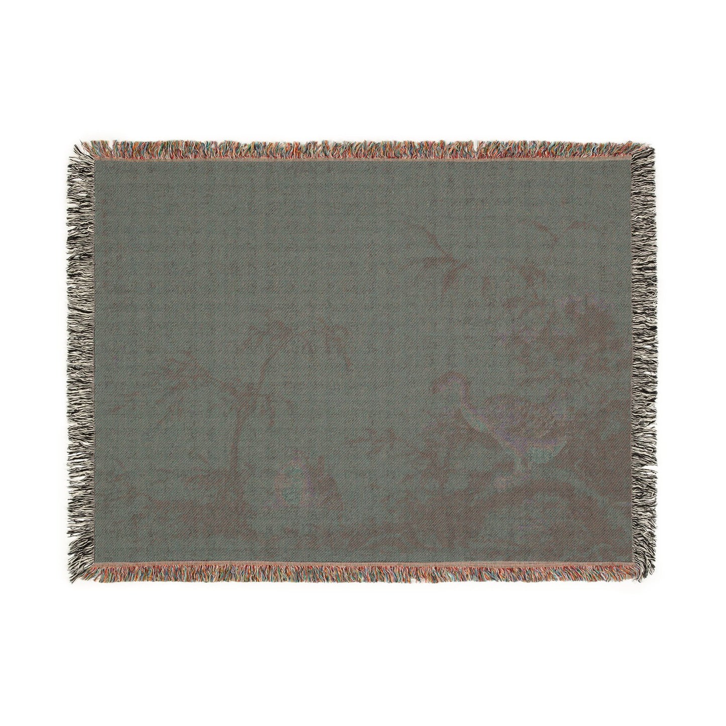 041_geese-on-a-riverbank | Woven Tapestry Blanket
