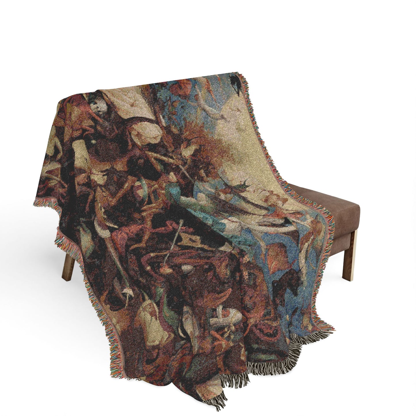 Pieter Bruegel the Elder - The Fall of the Rebel Angels - Google Art Project | Woven Tapestry Blanket