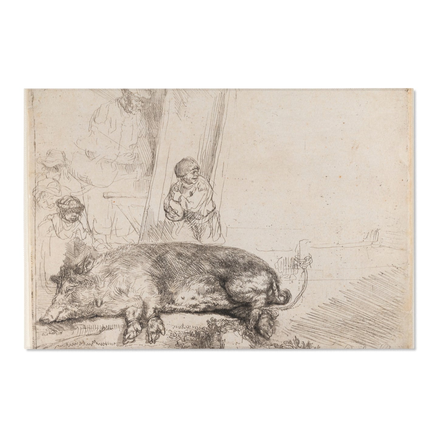 Rembrandt van Rijn - The Hog | Area Rug