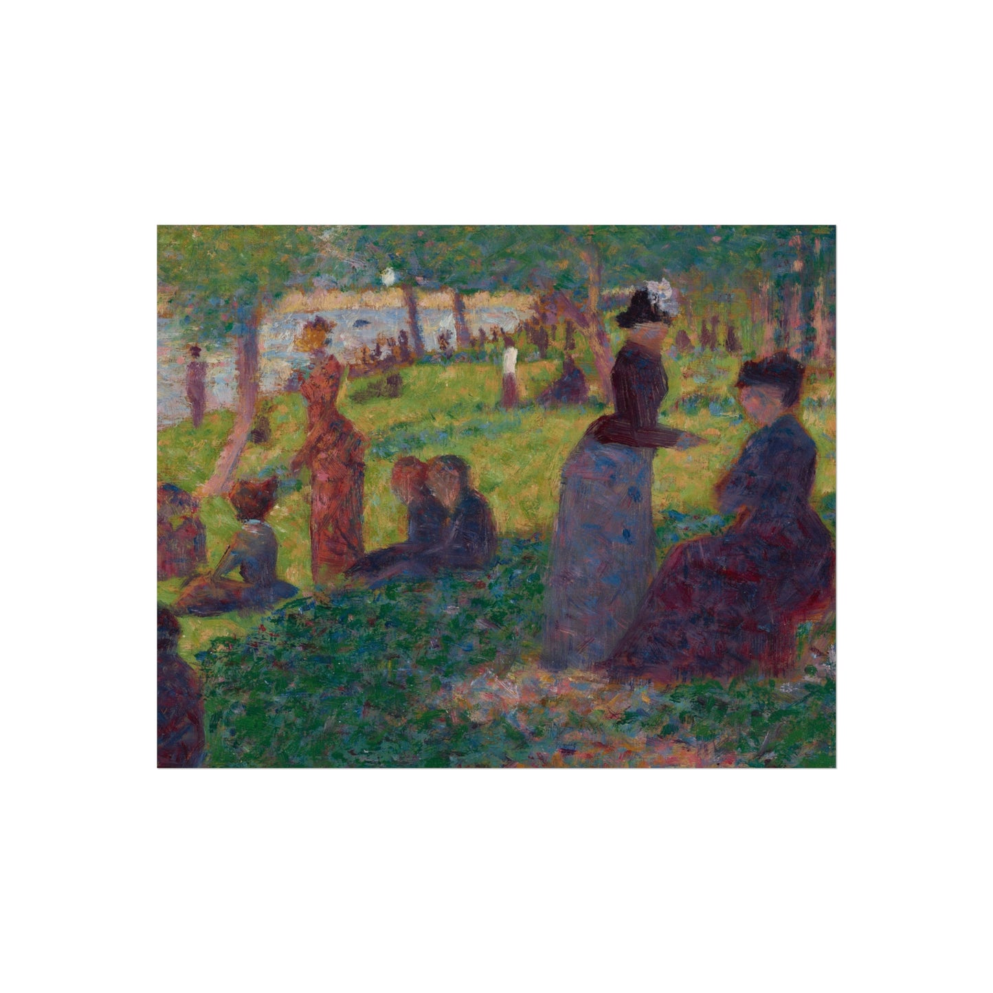 Georges Seurat - Oil Sketch for A Sunday on La Grande Jatte — 1884 | Fine Art Poster