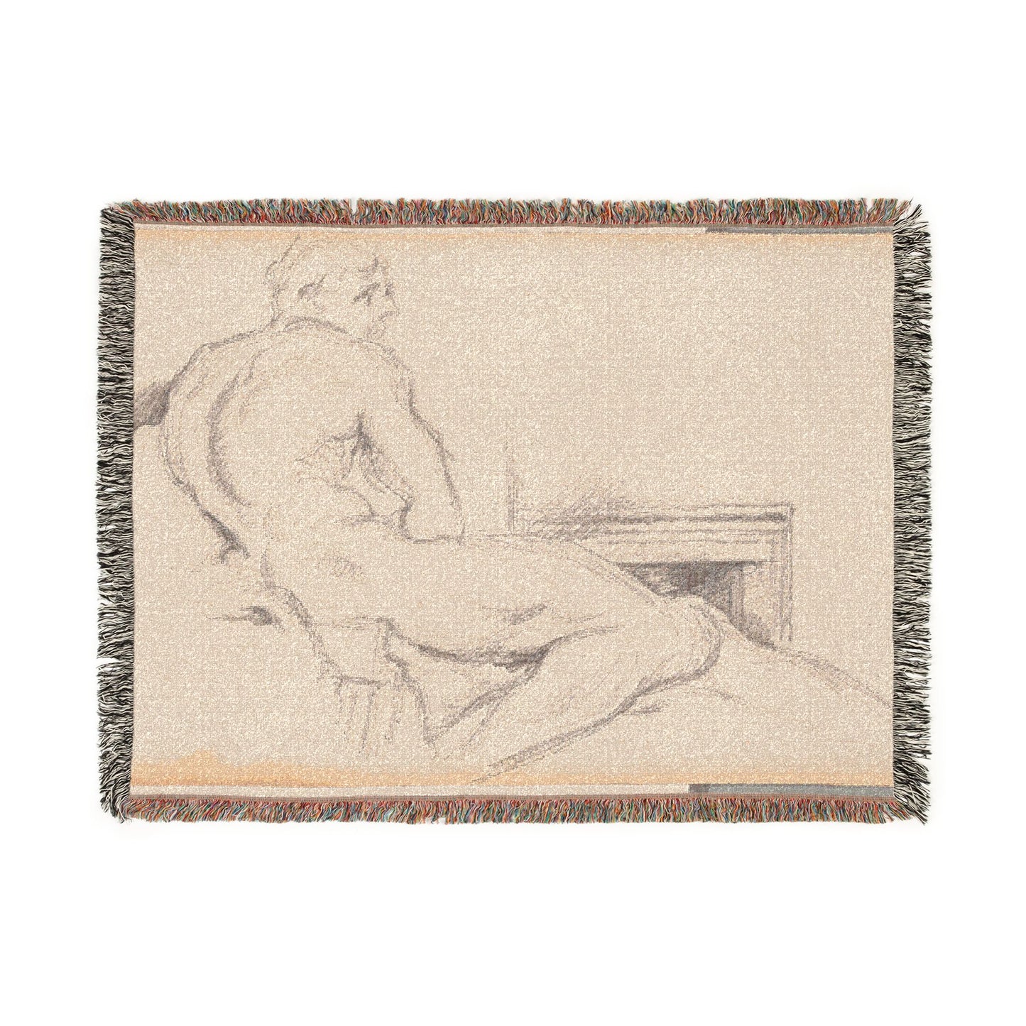Paul Cezanne - Hercules Resting | Woven Tapestry Blanket