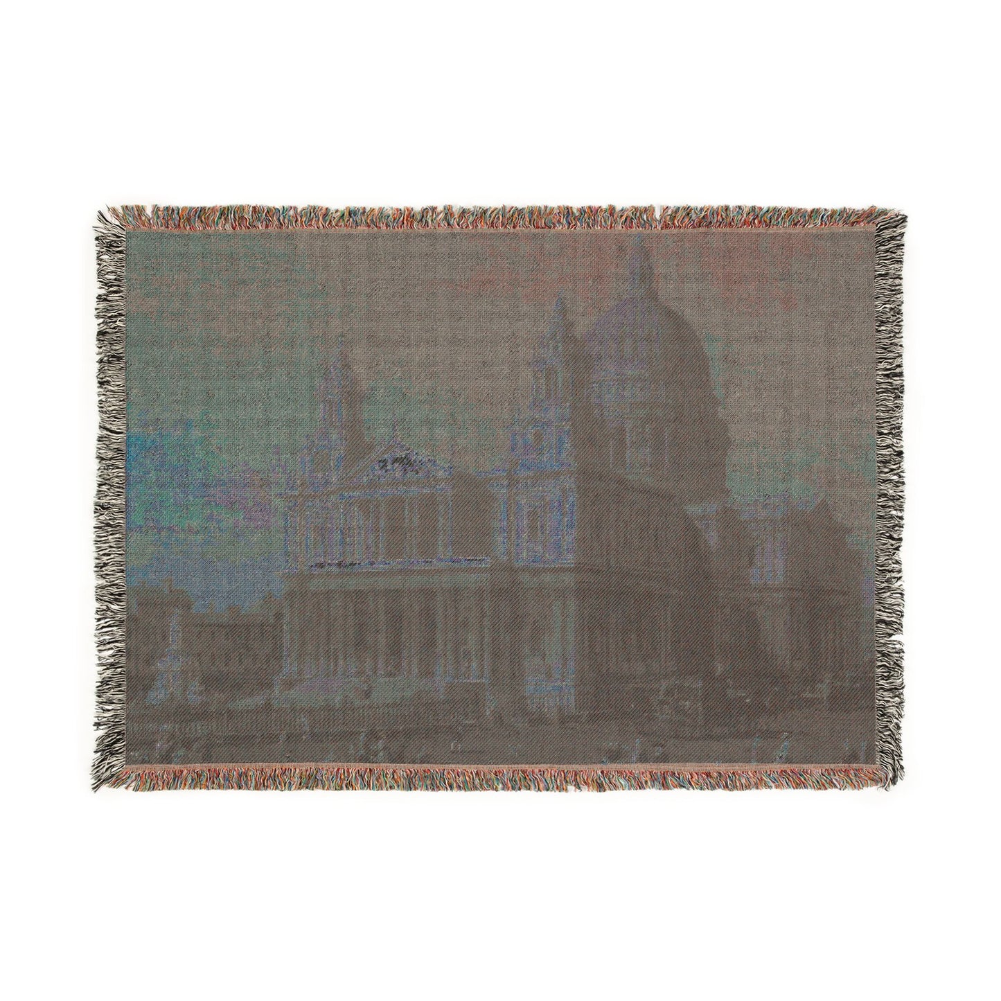 Canaletto - St. Paul's Cathedral - Google Art Project | Woven Tapestry Blanket