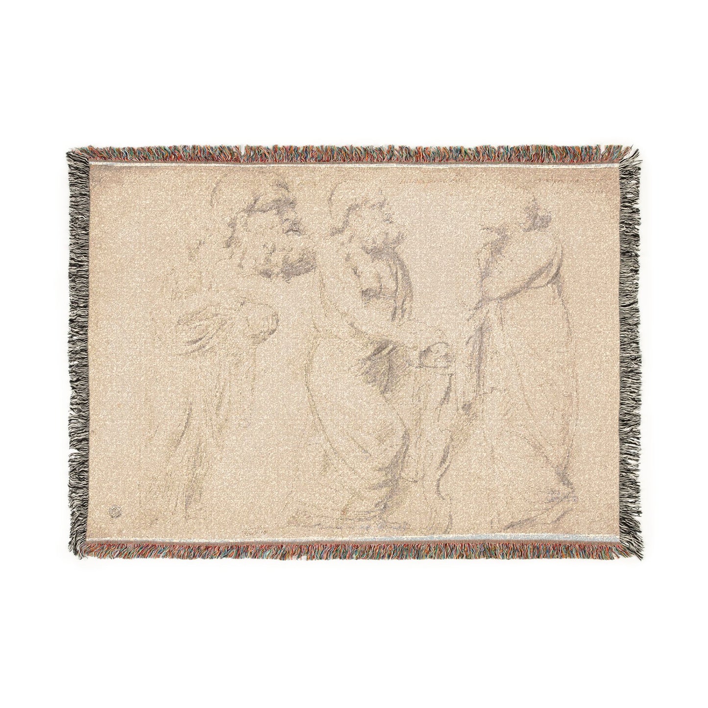 Peter Paul Rubens - Studies of a Roman Sarcophagus | Woven Tapestry Blanket