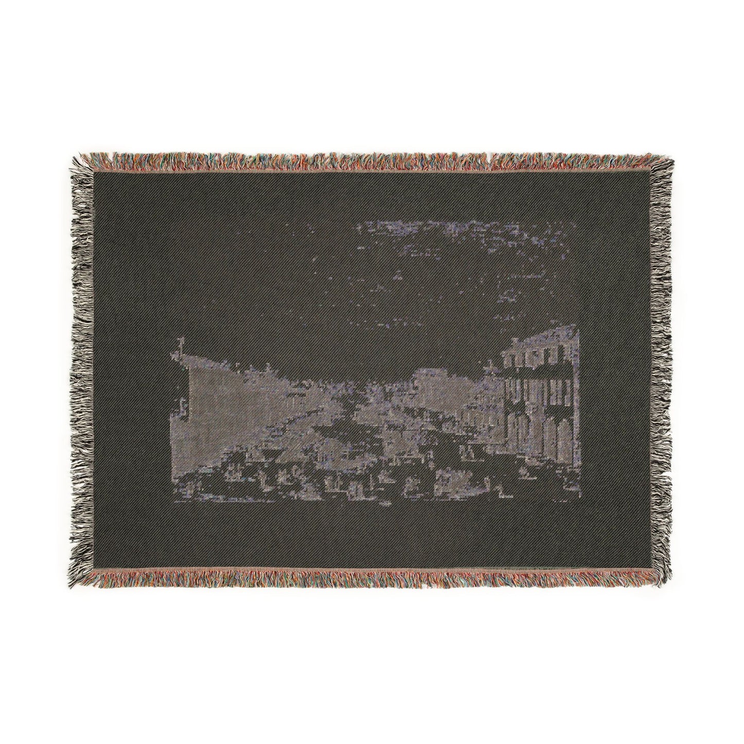Canaletto - Mestre, from Vedute | Woven Tapestry Blanket