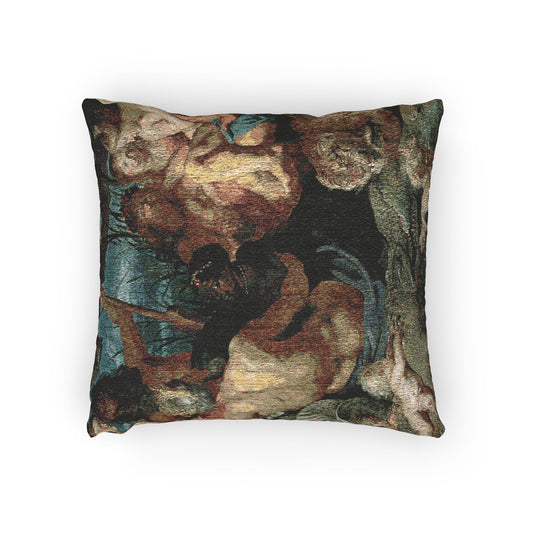 The Four Continents — Peter Paul Rubens Woven Pillow