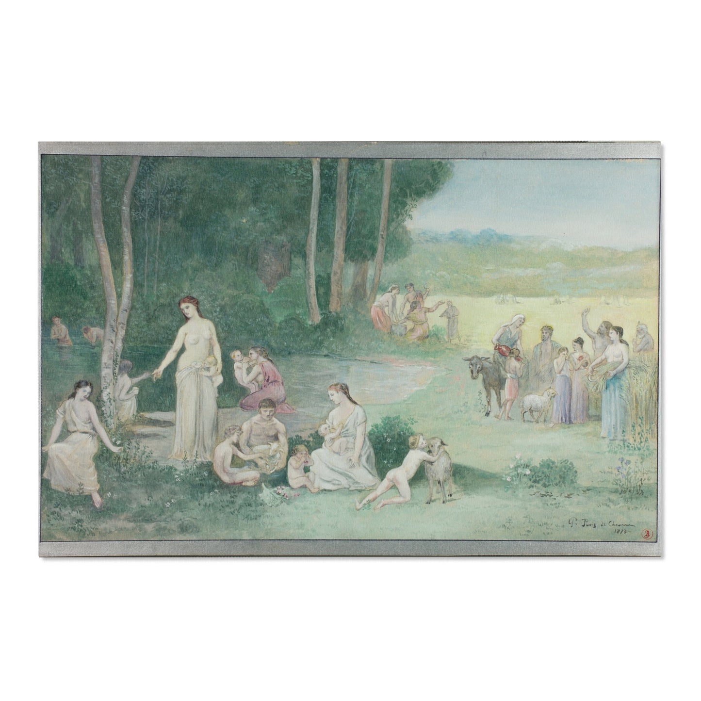 Pierre Puvis de Chavannes - Summer | Area Rug