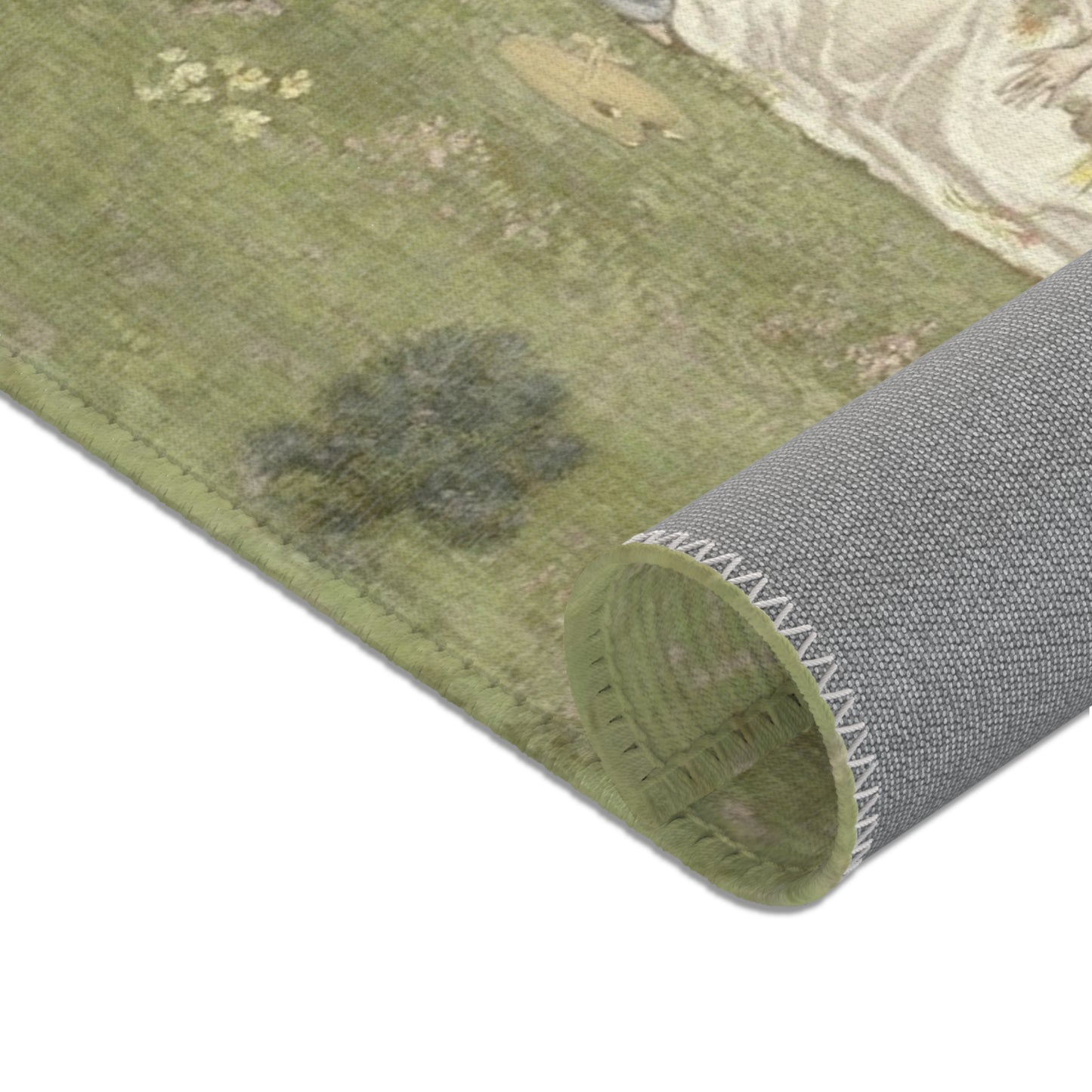 Pierre Puvis de Chavannes - The Sacred Grove, Beloved of the Arts and the Muses | Area Rug