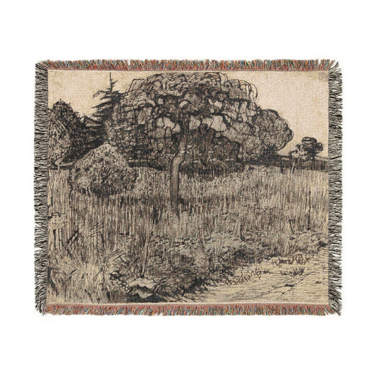 Weeping Tree — Van Gogh Tapestry Blanket