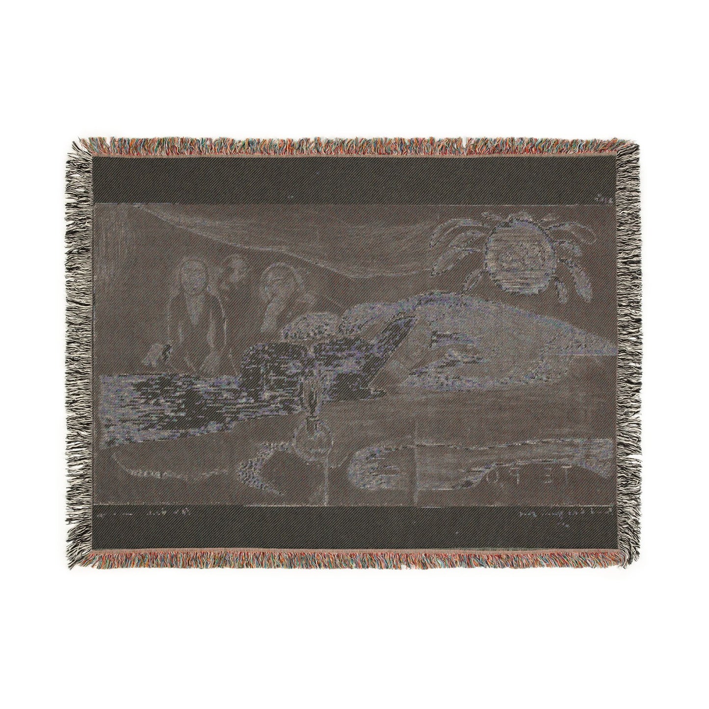 Paul Gauguin - Te po (The Night), from the Noa Noa Suite | Woven Tapestry Blanket