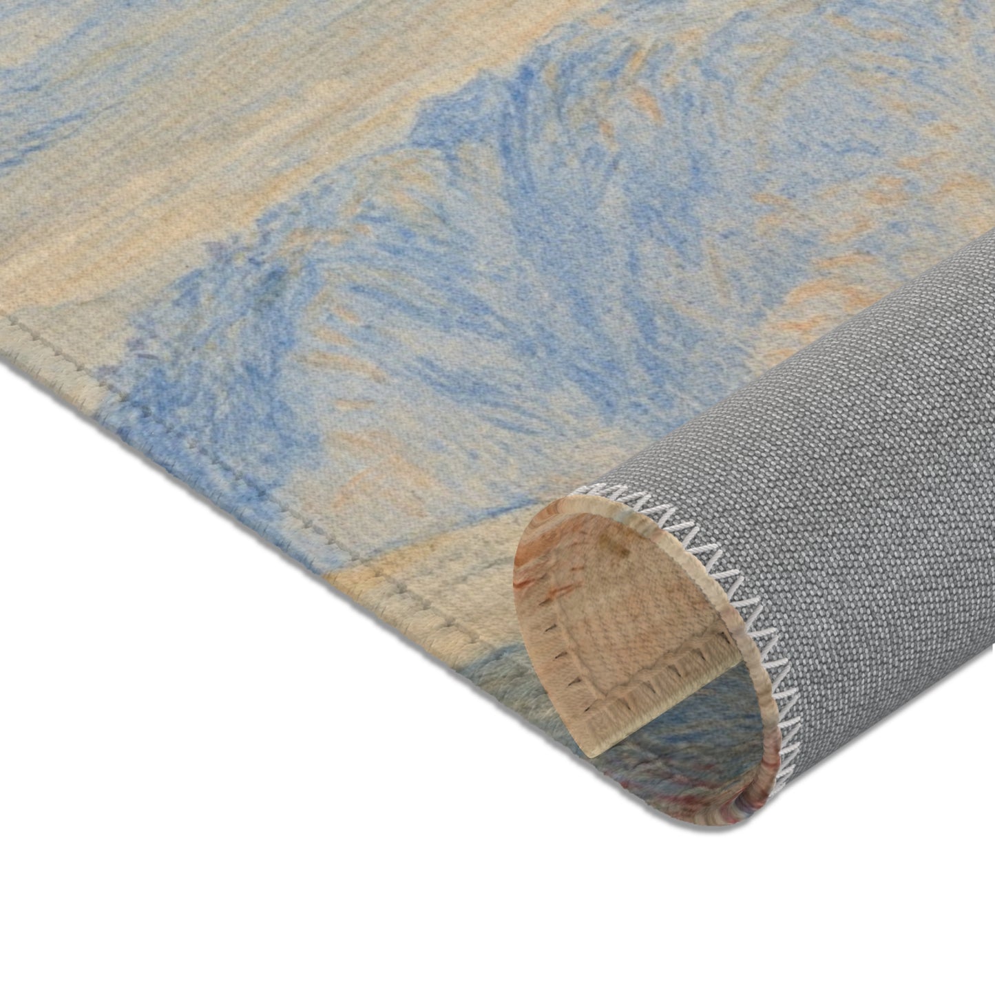 Joseph Mallord William Turner - Mussooree and the Dhoon from Landour | Area Rug