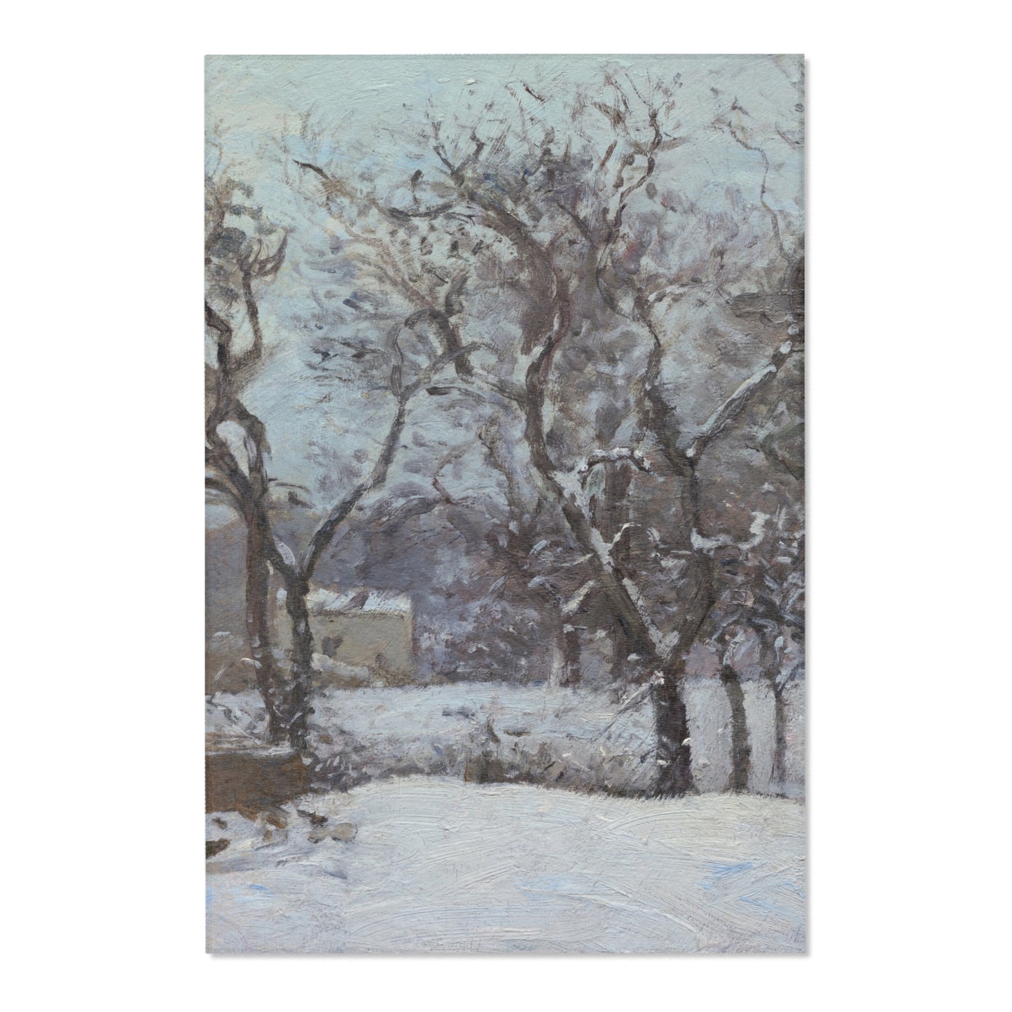 Camille Pissarro - Snow at Louveciennes | Area Rug