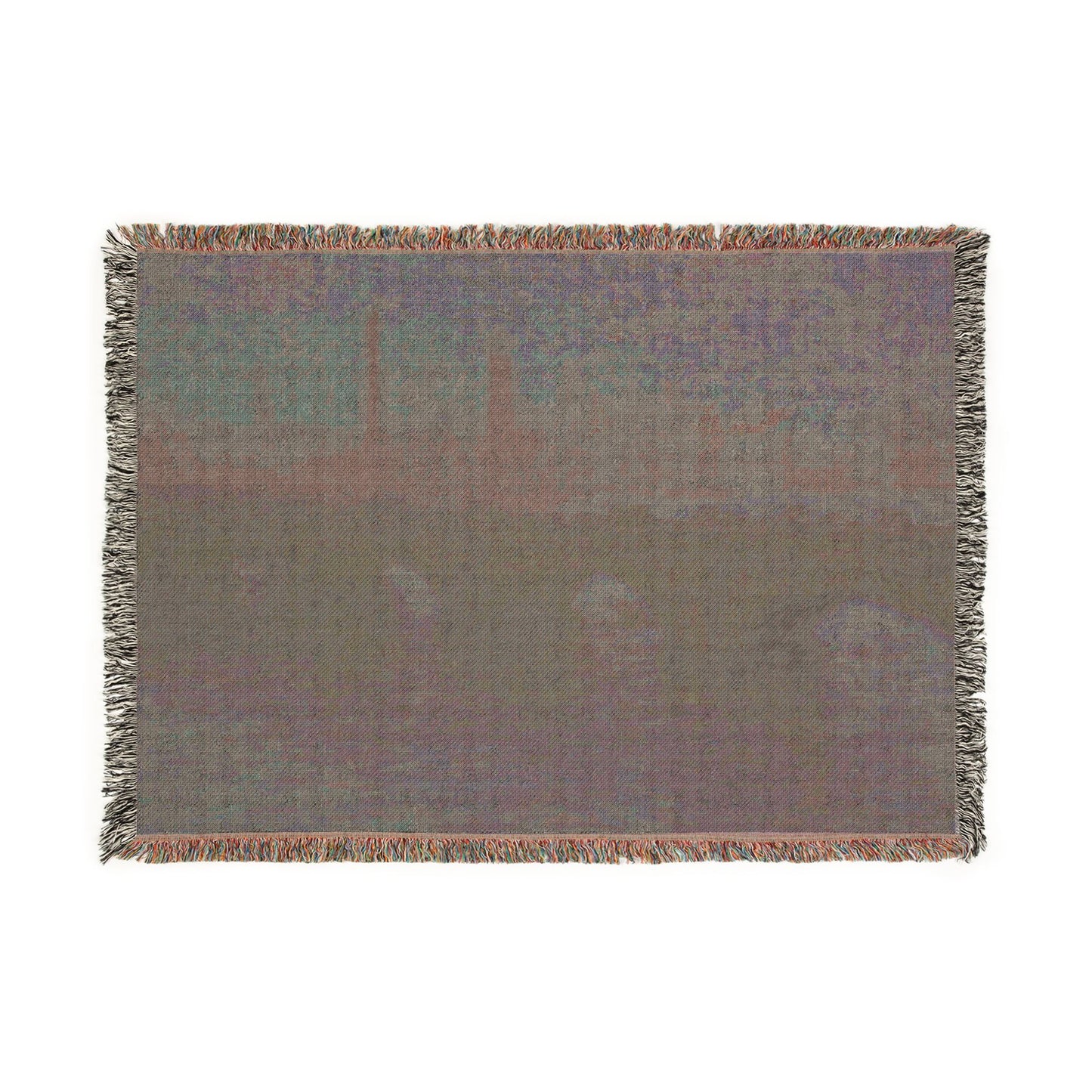 Claude Monet - Waterloo Bridge, Gray Weather | Woven Tapestry Blanket