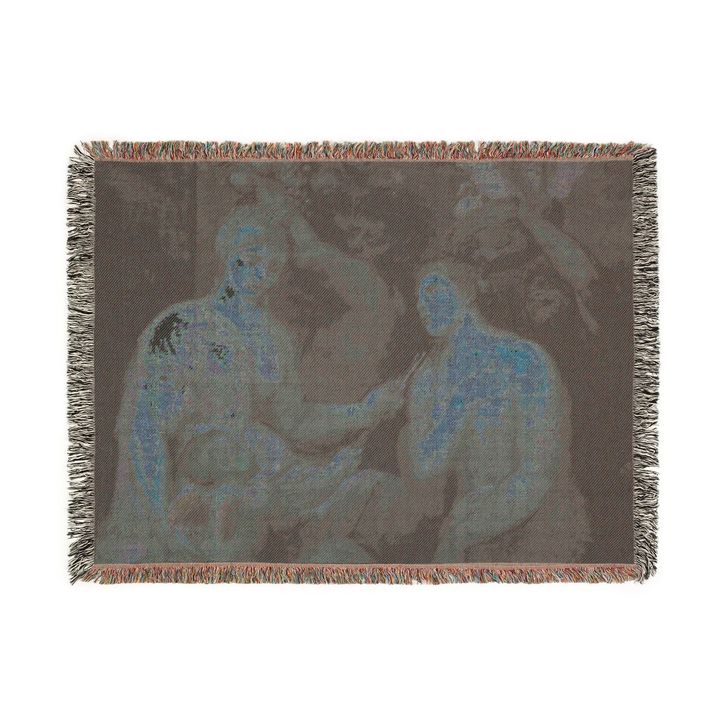 Imitator of Titian - Allegory of Venus and Cupid | Woven Tapestry Blanket