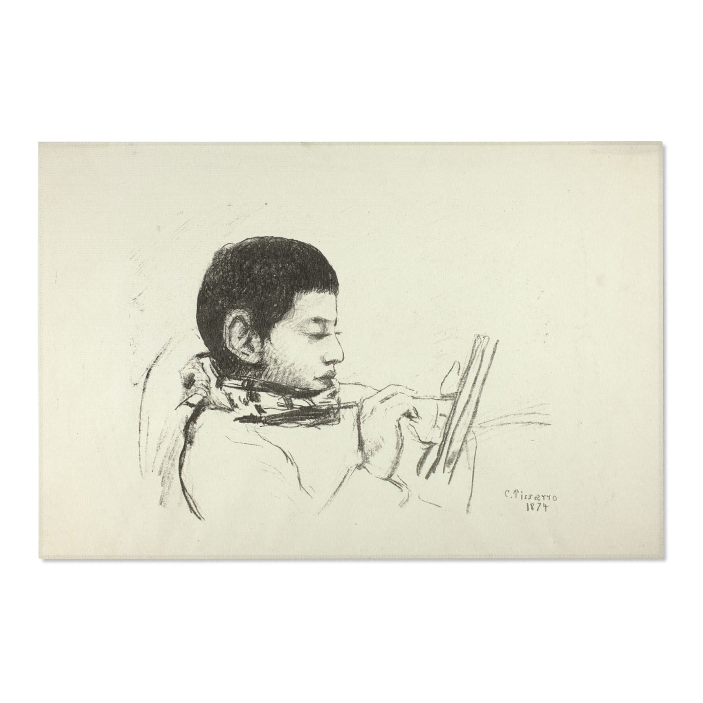 Camille Pissarro - Portrait Lucien Pissarro | Area Rug