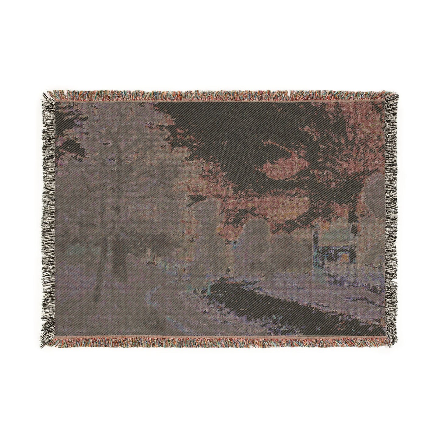 Alfred Sisley - A Turn in the Road | Woven Tapestry Blanket