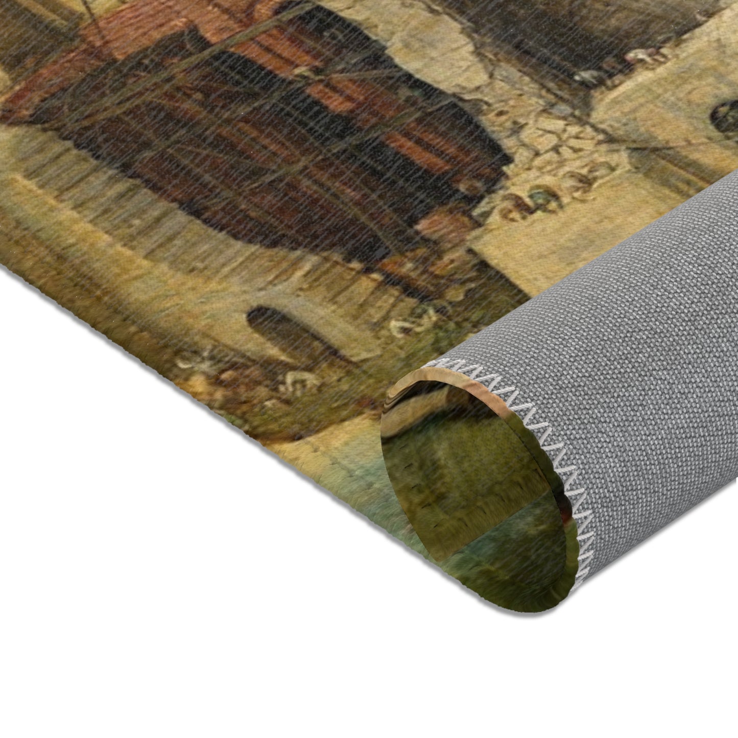 Pieter Bruegel the Elder - The Tower of Babel (Vienna) - Google Art Project - edited | Area Rug