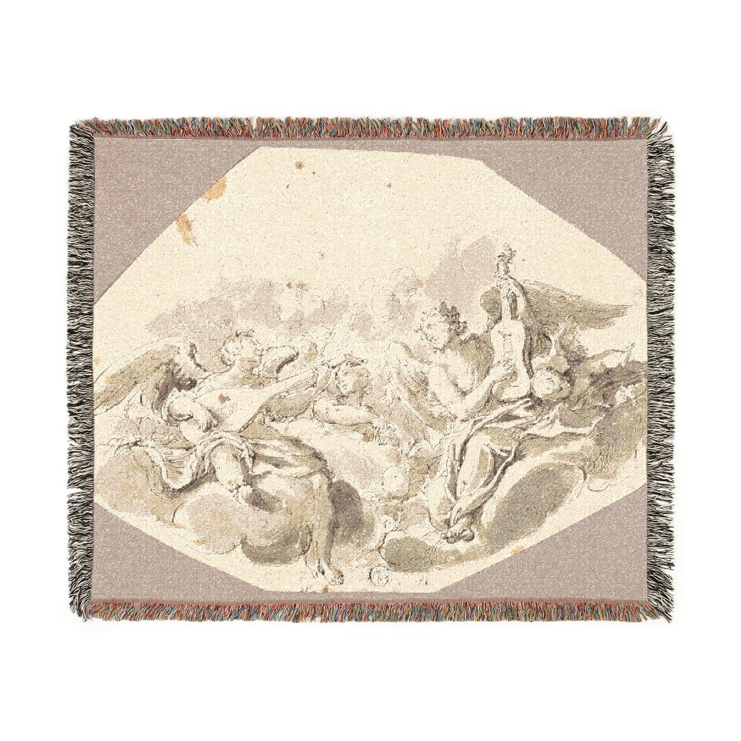 Giovanni Battista Tiepolo - Musician Angels | Woven Tapestry Blanket