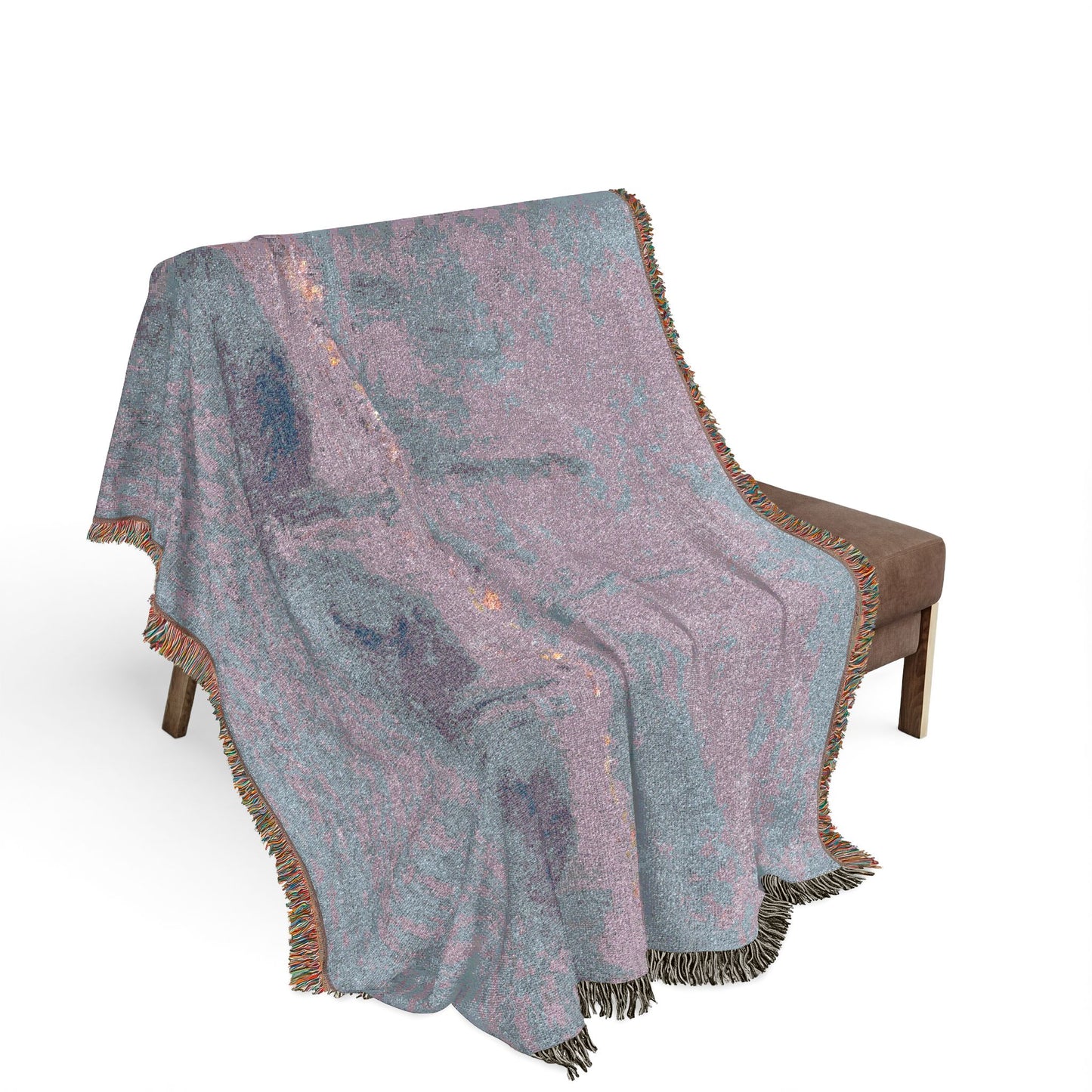 Claude Monet - Waterloo Bridge, Sunlight Effect | Woven Tapestry Blanket