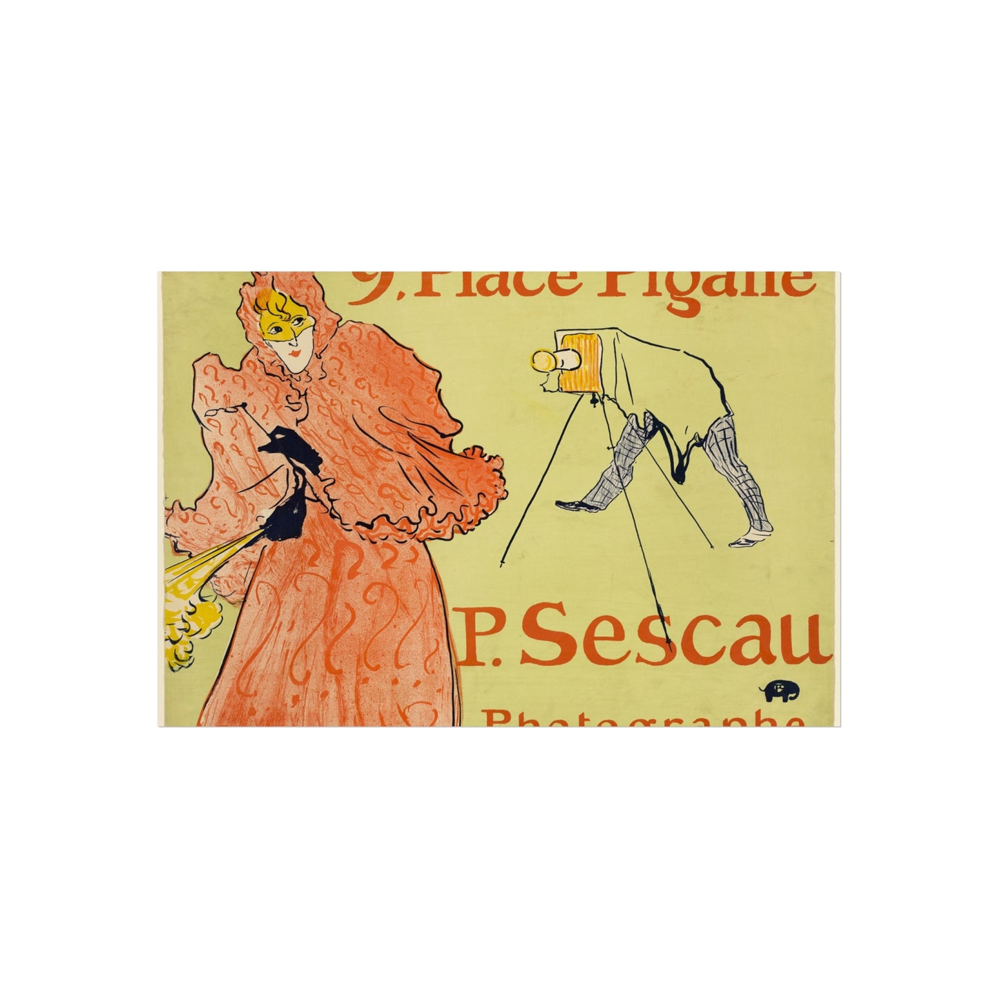 Henri de Toulouse-Lautrec - The Photographer Sescau | Fine Art Poster
