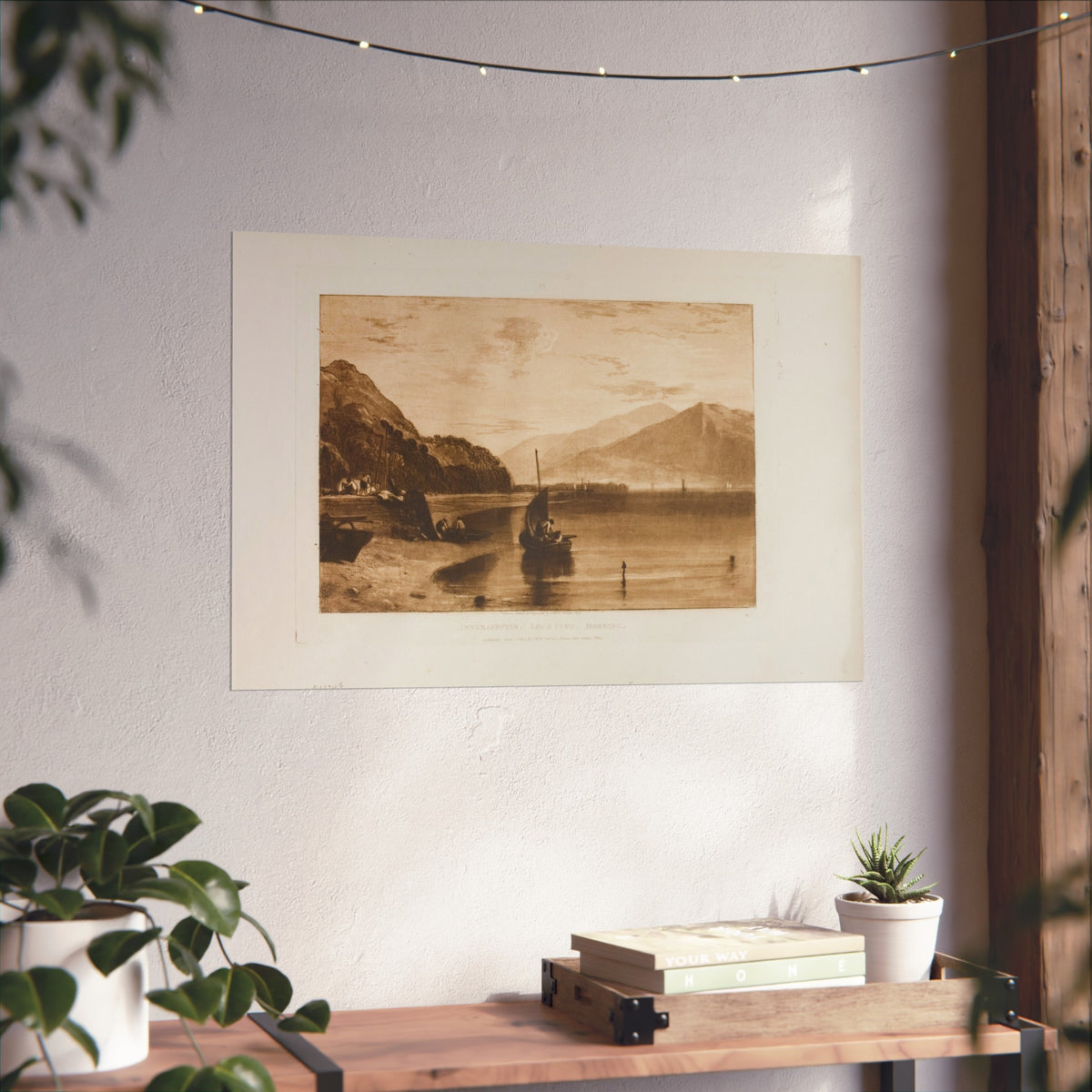 Inverary Pier Loch Fyne, Morning — Joseph Mallord William Turner Fine Art Poster