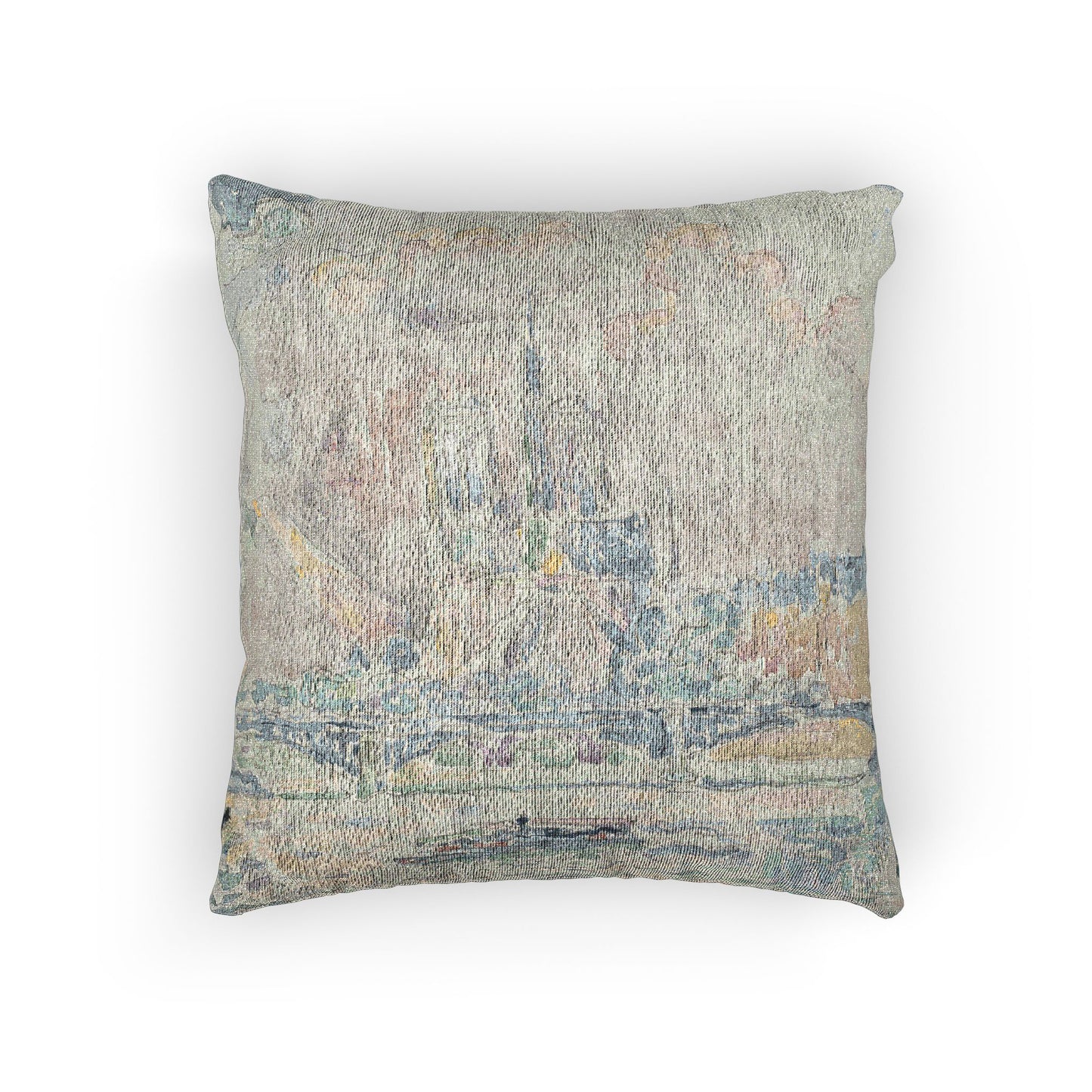 Paul Signac - Notre Dame | Woven Pillow